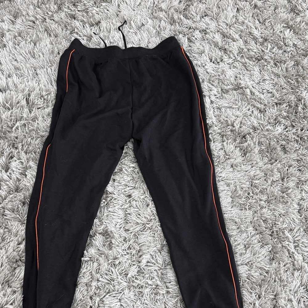 Harley-Davidson Black Joggers with Orange Accents - Picture 4 of 4